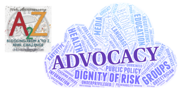 2019 A to Z Blogging Challenge – Advocacy